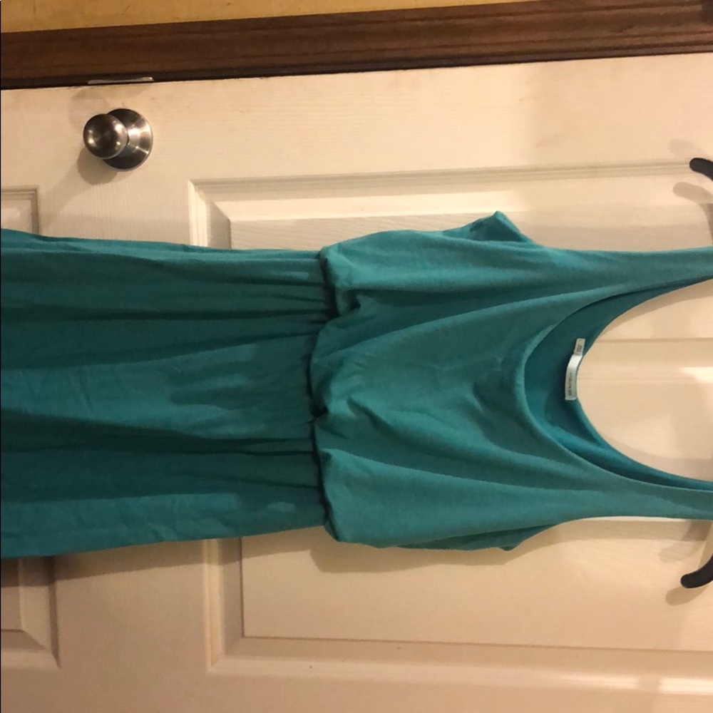Teal dress